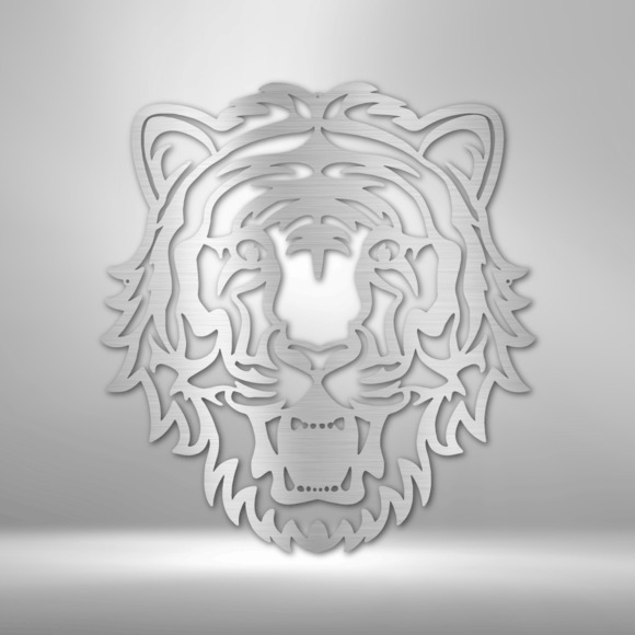 Eye of the Tiger Metal Sign Steel Sign Laser Cut Powder Coated Home & Office Met